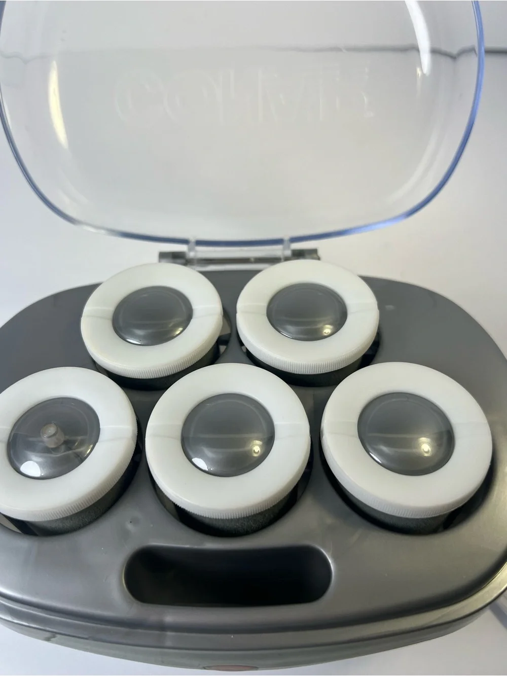 Conair Instant Heat Hairsetter 5 Jumbo Hot Rollers Travel Set Dual Voltage Hair